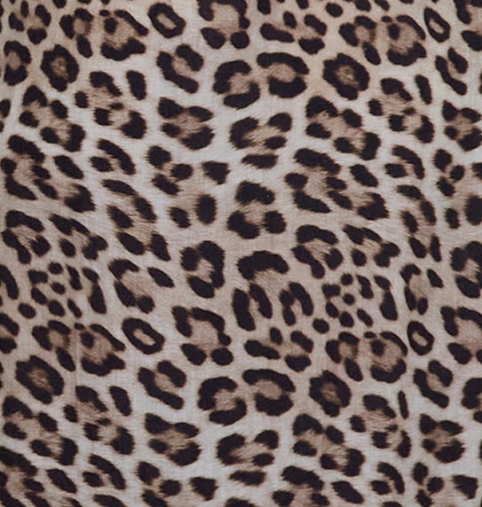 DORINDA LEOPARD BROWN WOMENS SHIRT DRESS