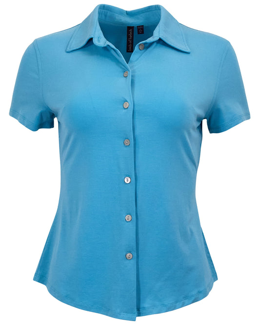 SHELLEY TEAL WOMENS SHIRT