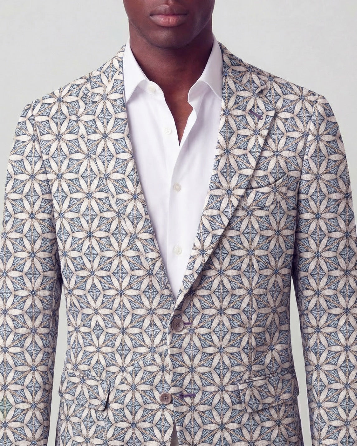 JULIUS TRIBAL NATURAL MENS TAILORED BLAZER