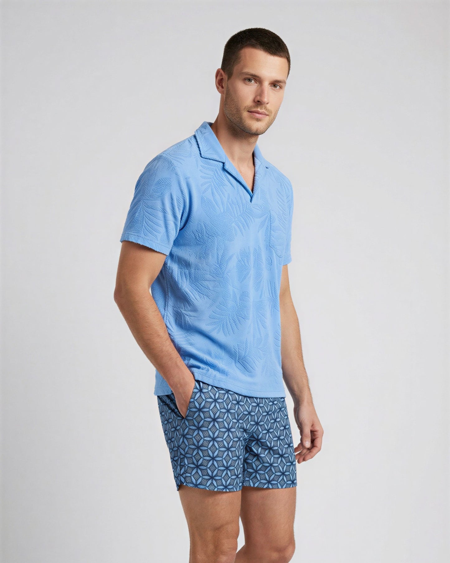 JOHNNY FARM FLORAL TERRY BLUE