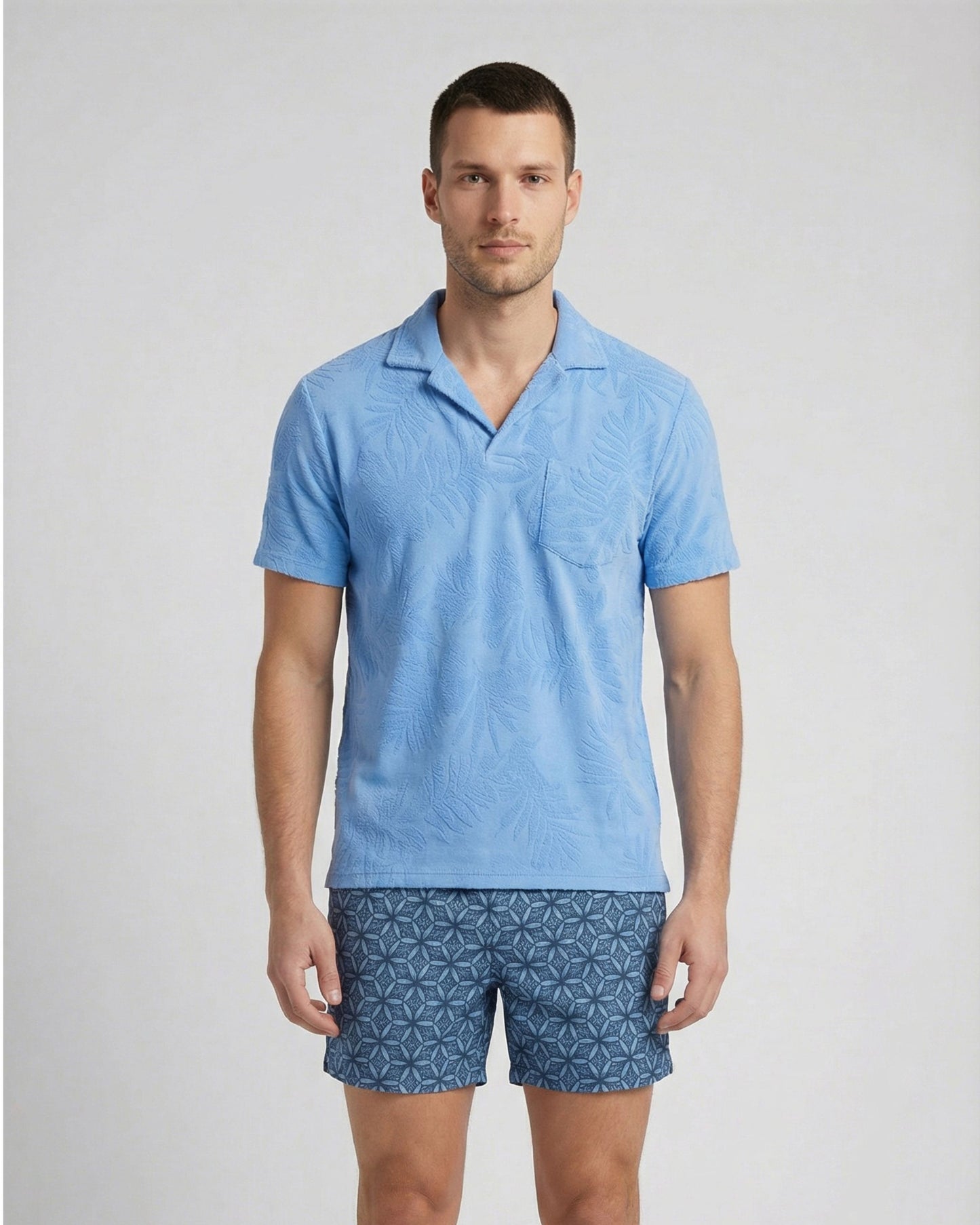 JOHNNY FARM FLORAL TERRY BLUE