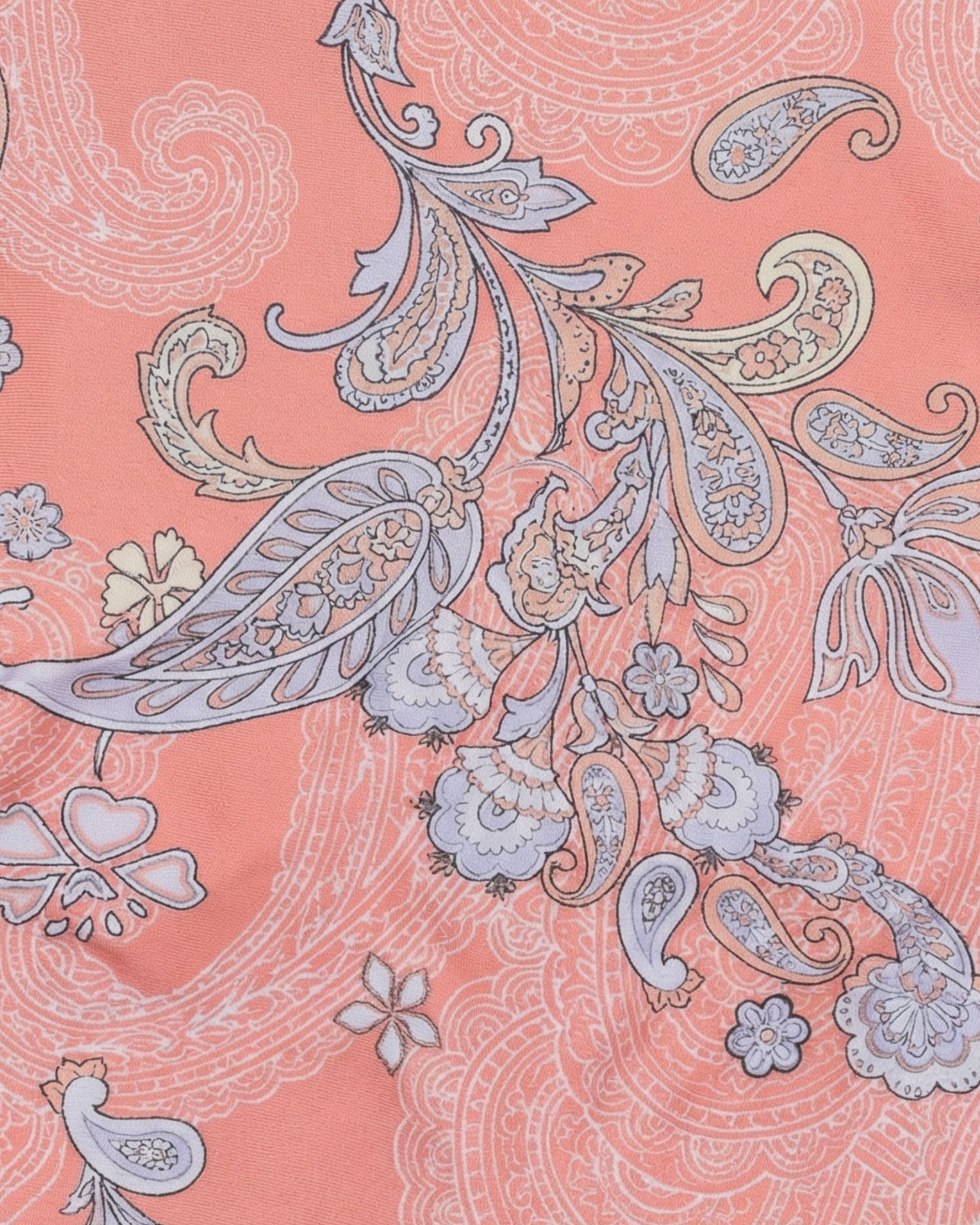 BONITA PAISLEY EXPLOSION CORAL WOMENS BIKINI BOTTOM
