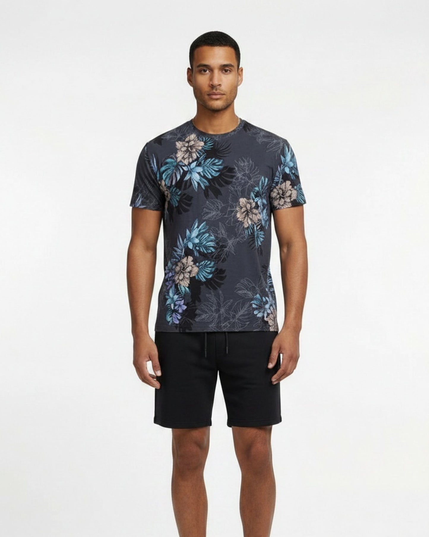SILUS LOUNGE SHORTS - BLACK