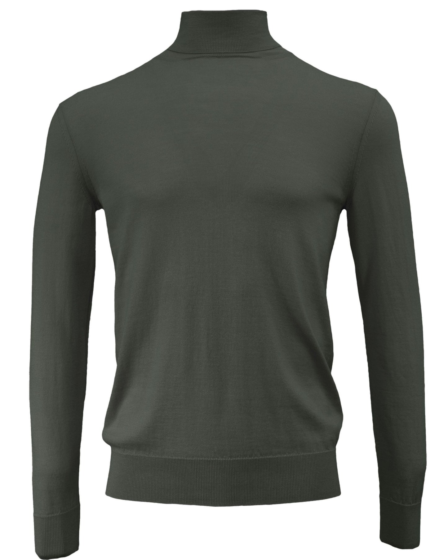 RONAN MERINO TURTLENECK SWEATER - SAGE
