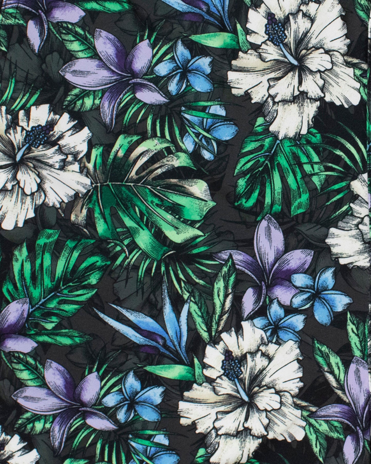 QUACK COLORFUL FLORAL BLACK