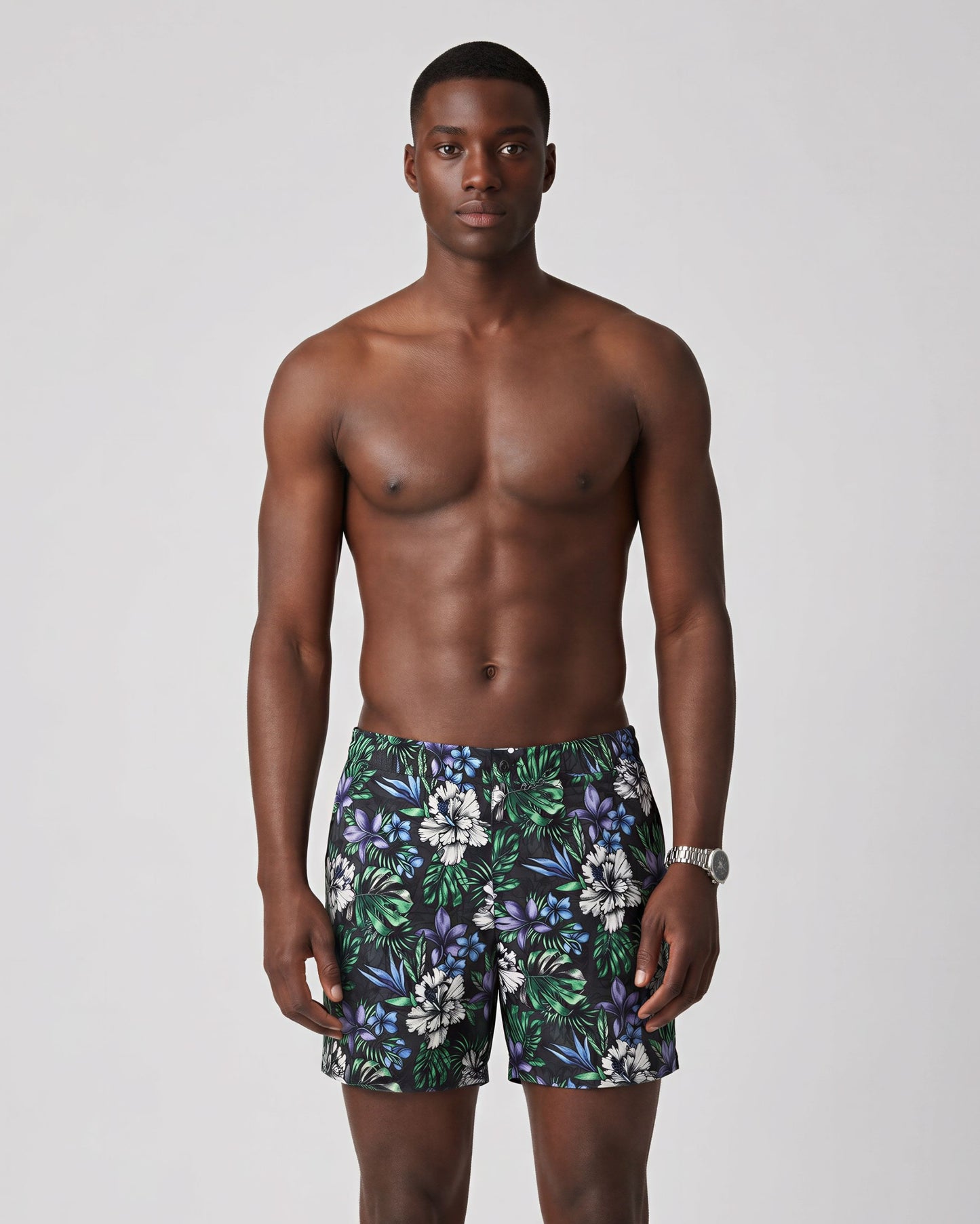 QUACK COLORFUL FLORAL BLACK