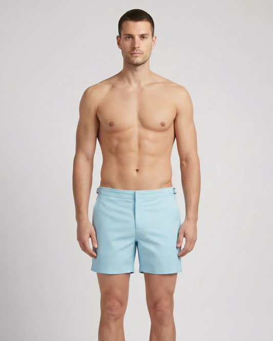 NEPTUNE OXFORD TAILORED SWIM SHORT - SPEARMINT