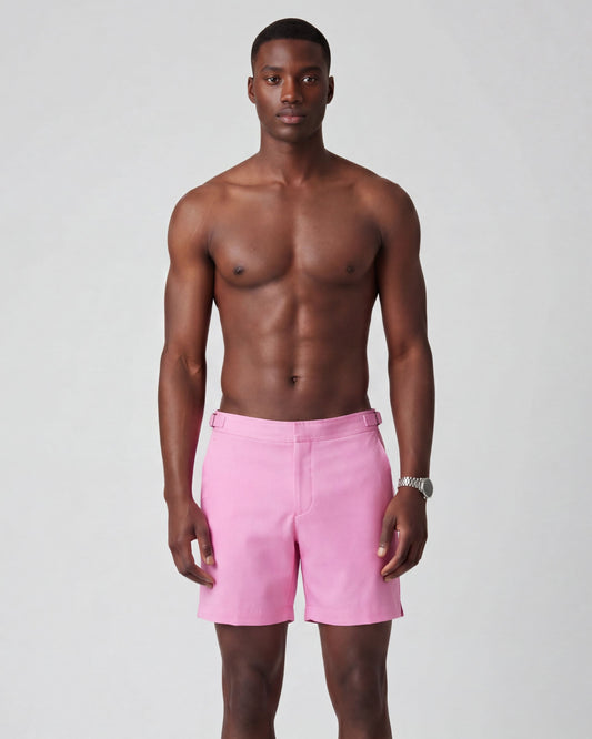 POOL OXFORD SWIM SHORT IN PINK