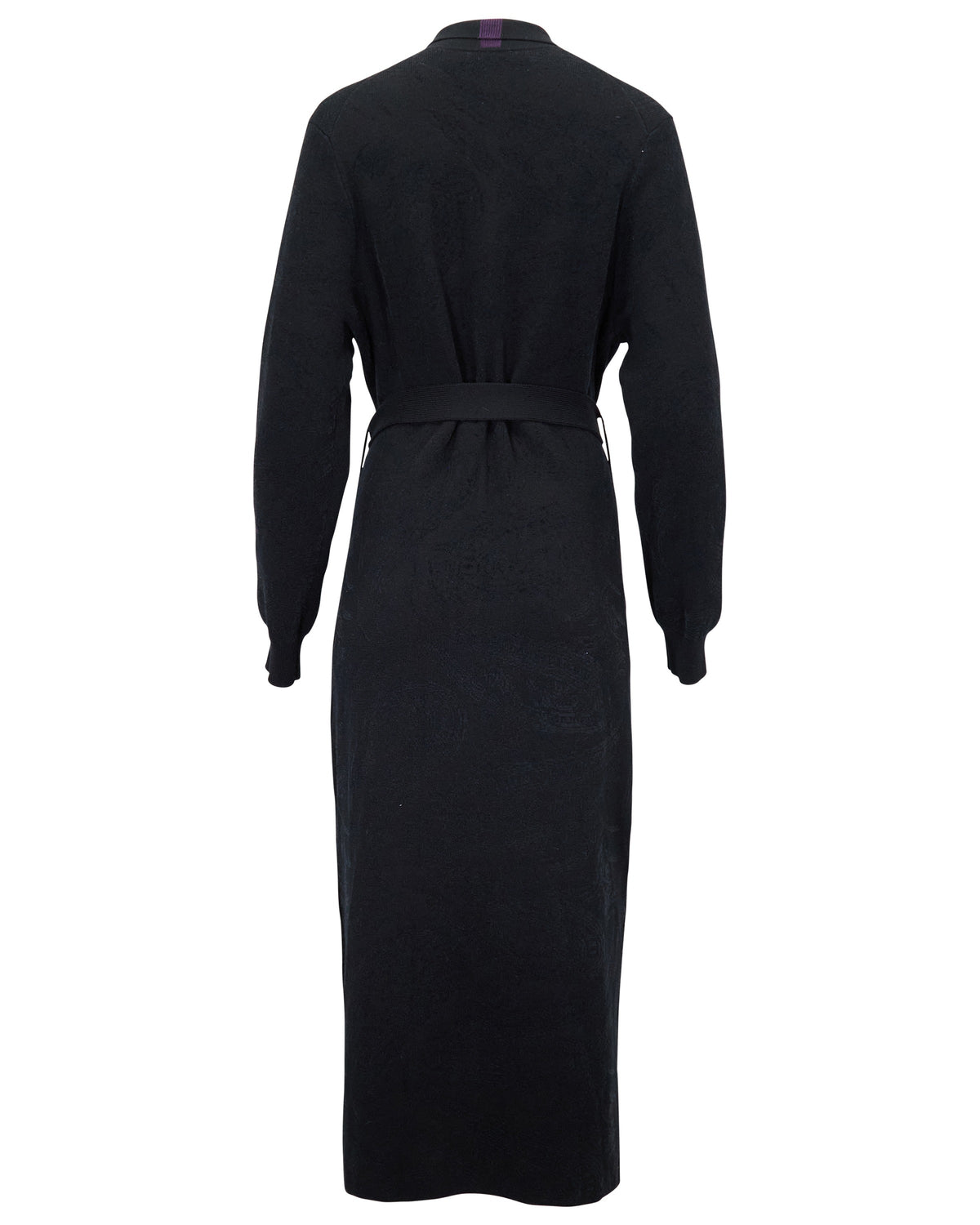 CARDI BLACK WOMEN'S LONG MERINO BLEND CARDIGAN