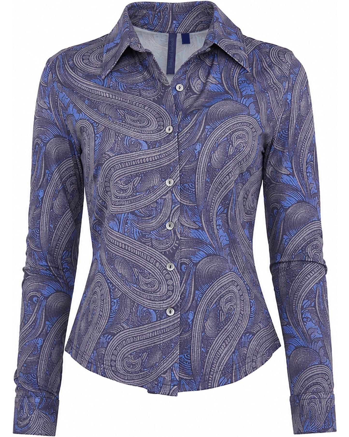 SCARLET MERINO SHIRT - BADALONA SMOKE