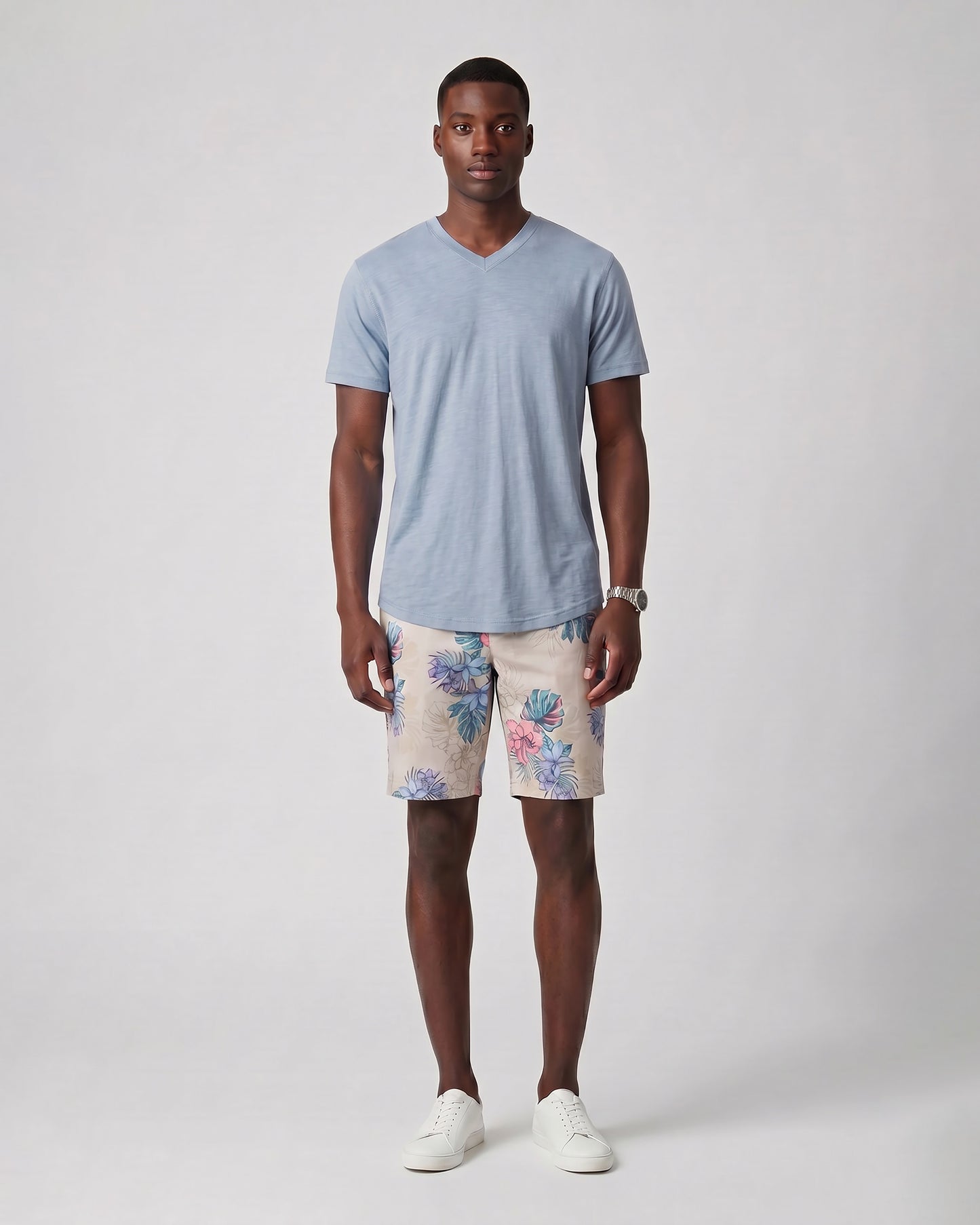 Victor Sky V-Neck Tee