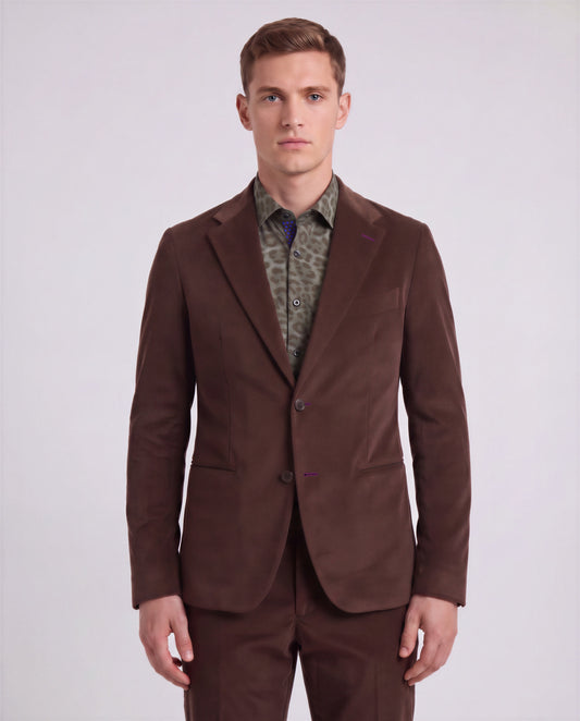 JORDAN BROWNIE MEN'S VELVET BLAZER