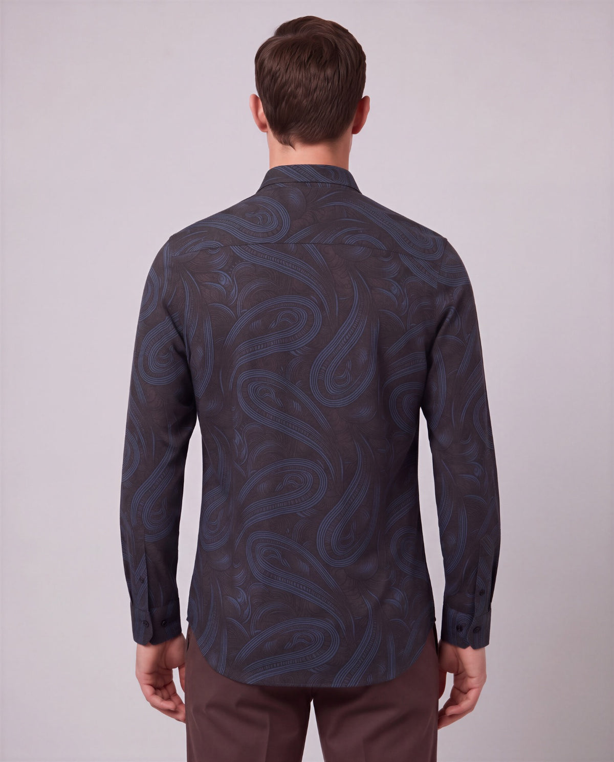 SHAWN PAISLEY BADALONA BROWNIE MEN'S EXTRA-FINE MERINO LONG-SLEEVE SHIRT