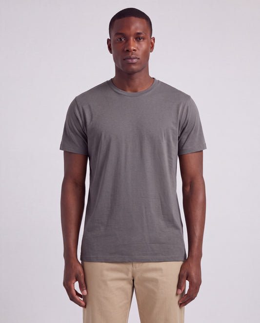 TIMOTHY SAGE MEN'S STRETCH COTTON CREW-NECK TEE