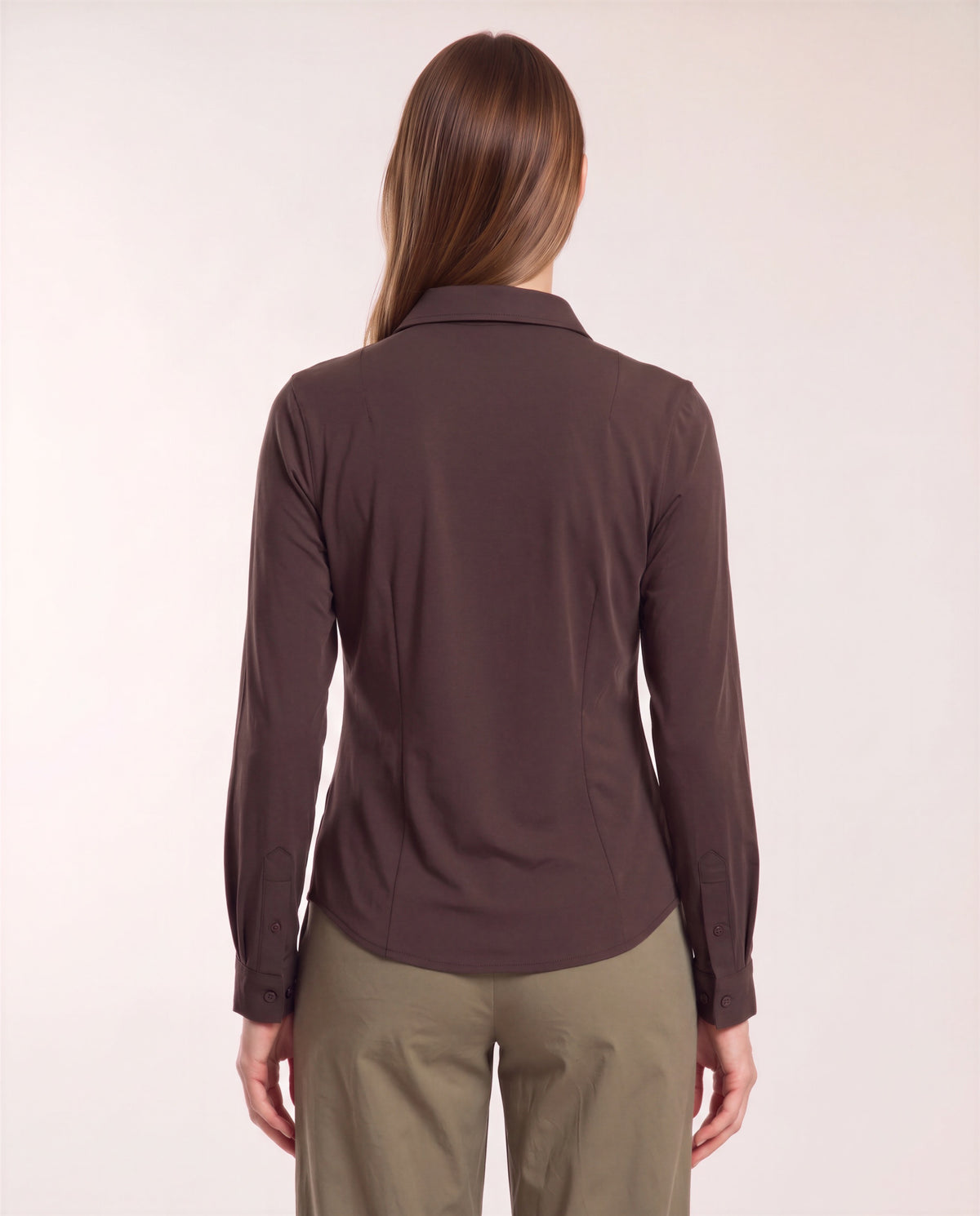 SCARLET BROWNIE WOMEN'S MERINO JERSEY LONG-SLEEVE SHIRT