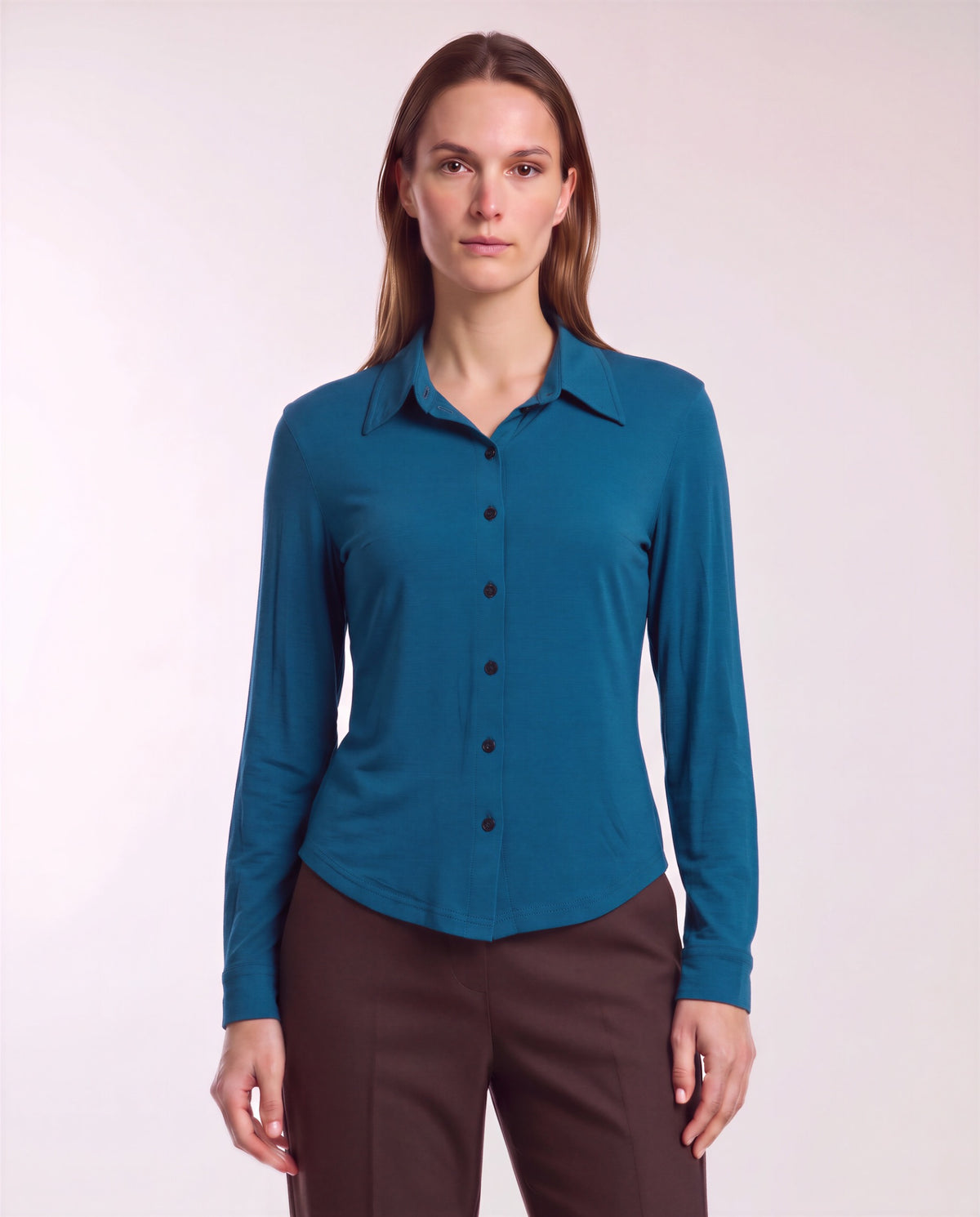 SCARLET LEGION WOMEN'S MERINO JERSEY LONG-SLEEVE SHIRT