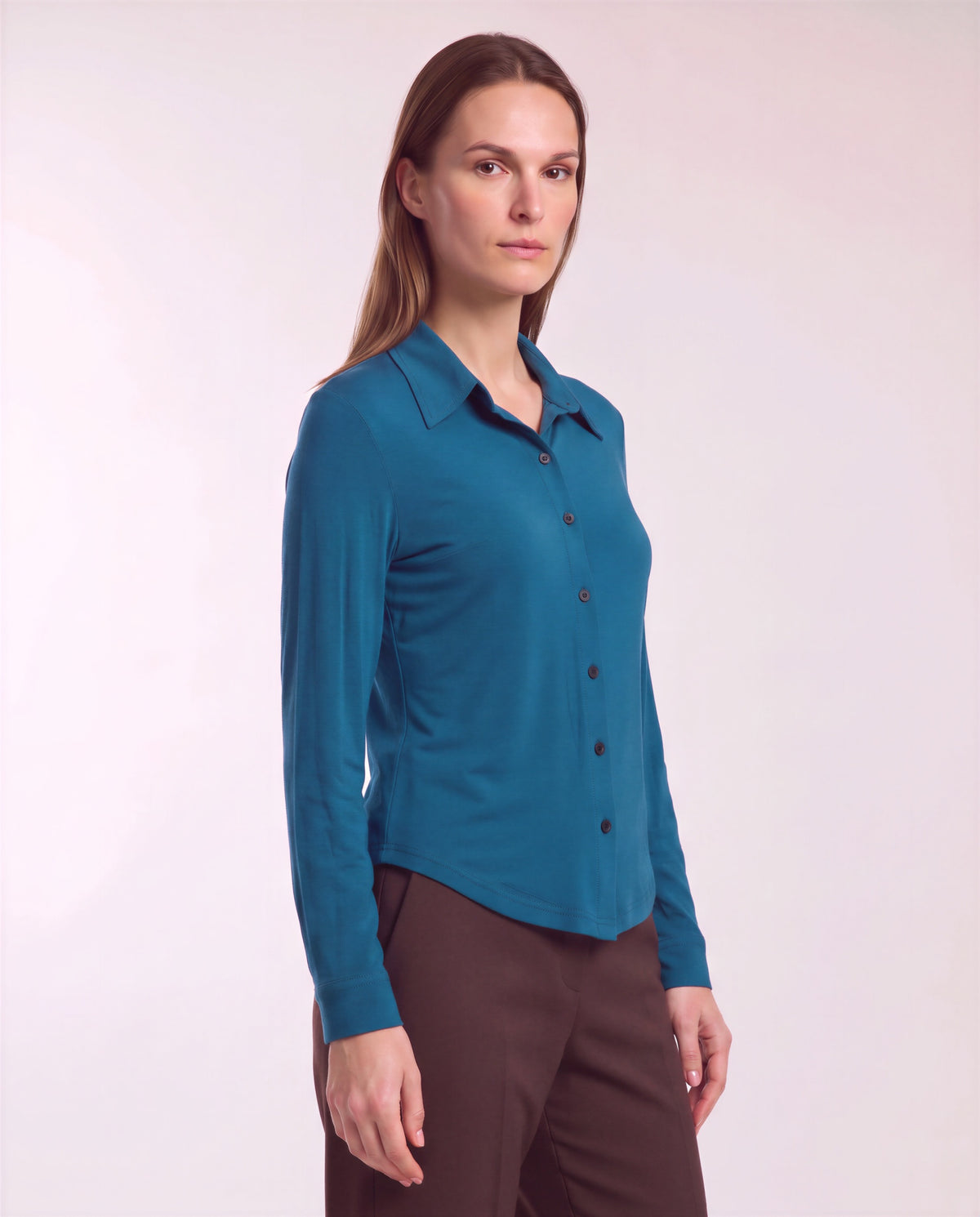 SCARLET LEGION WOMEN'S MERINO JERSEY LONG-SLEEVE SHIRT