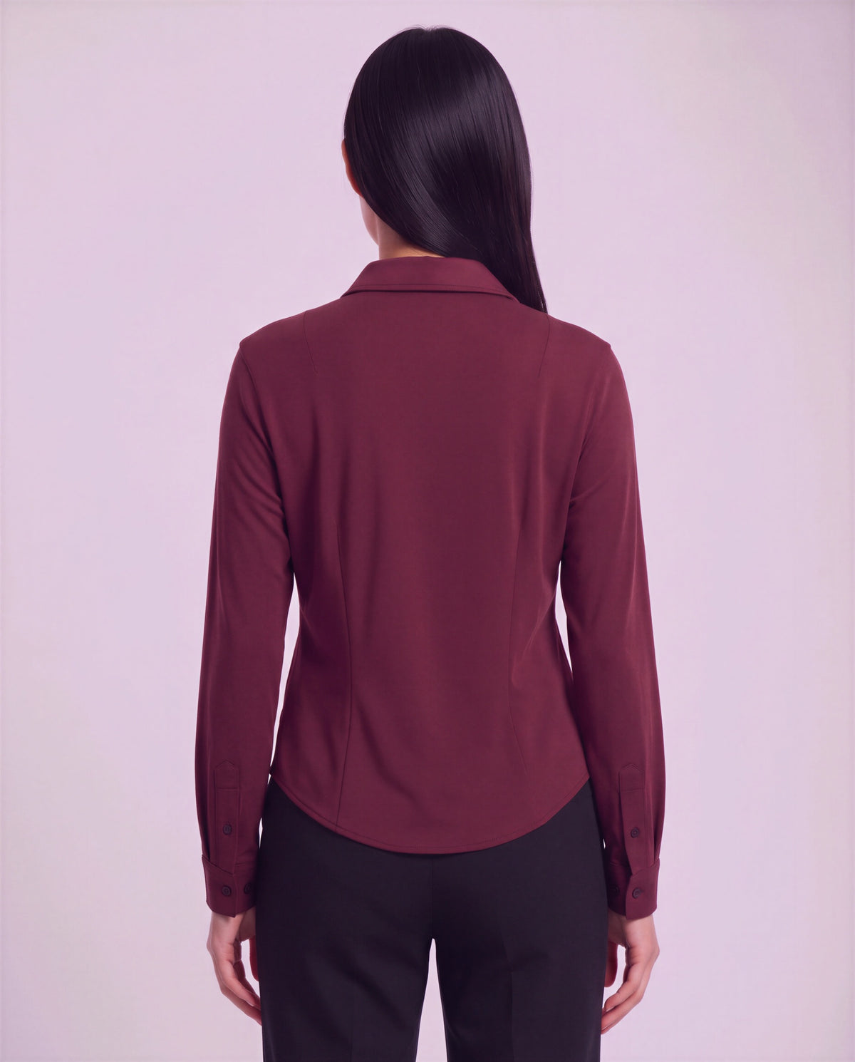 SCARLET PORT WOMEN'S MERINO JERSEY LONG-SLEEVE SHIRT