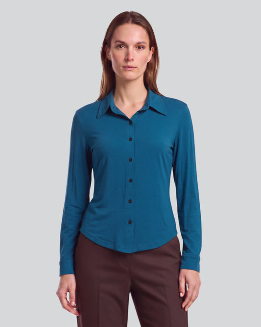 SCARLET LEGION WOMEN'S MERINO JERSEY LONG-SLEEVE SHIRT