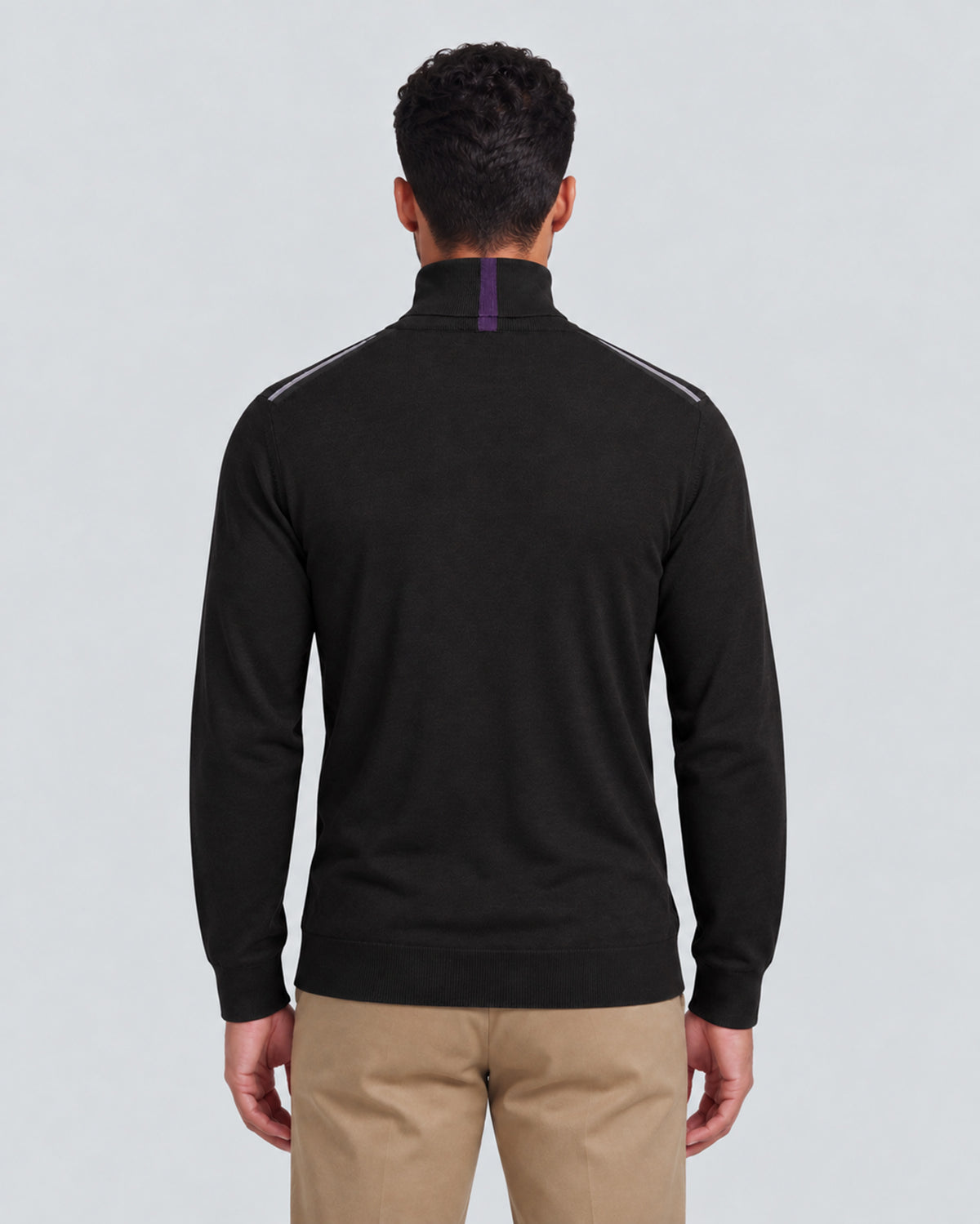 RONALD MERINO TURTLENECK BLACK