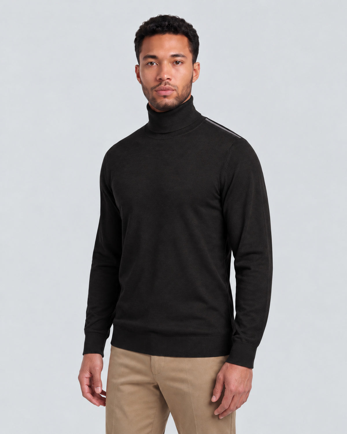 RONALD MERINO TURTLENECK BLACK